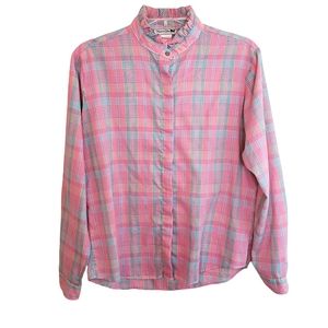 Vintage Hunter's Glen Pink Plaid Top